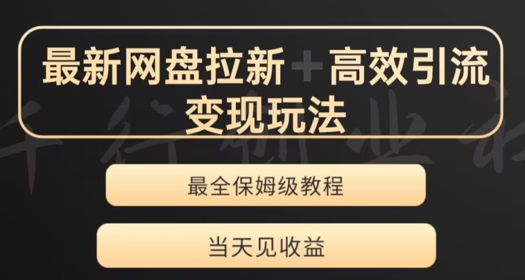 最新最全夸克网盘拉新变现玩法，多种裂变，举一反三变现玩法【揭秘】-阿信资源库